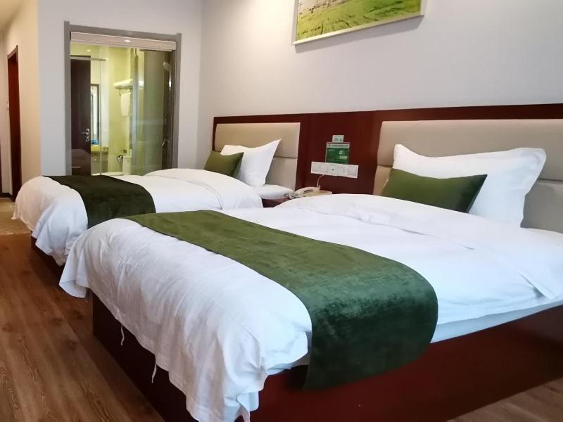 GreenTree Inn Anhui Hefei Mengcheng Road Beierhuan Express Hotel Buitenkant foto