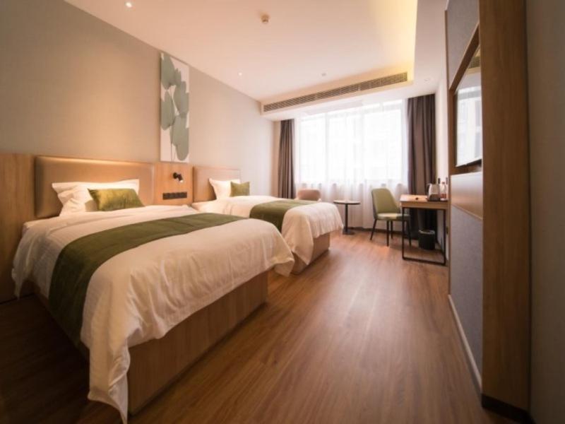 GreenTree Inn Anhui Hefei Mengcheng Road Beierhuan Express Hotel Buitenkant foto